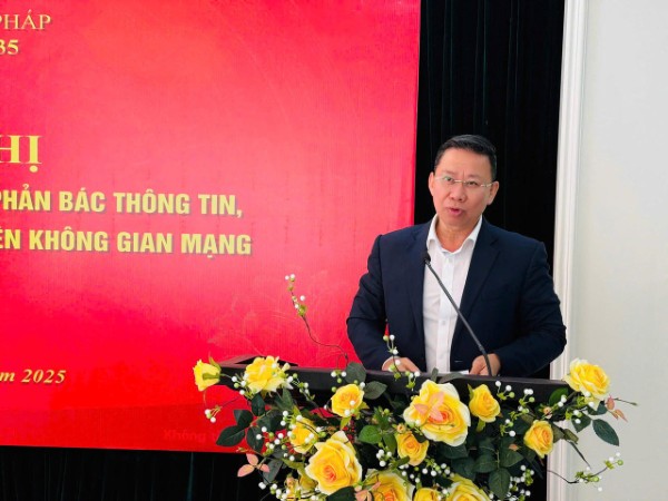 Bộ Tư pháp tập huấn Kỹ năng đấu tranh, phản bác các quan điểm sai trái, thù địch trên không gian mạng